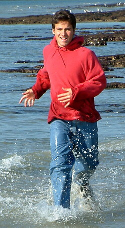 Beach running